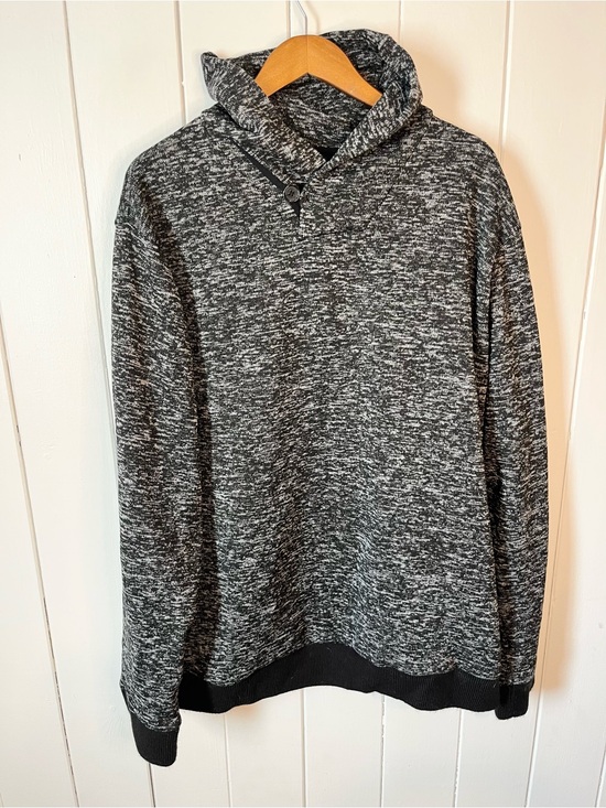 True North Other - True North Denim Black and Grey Cowl Neck Sweater. Size XXL.